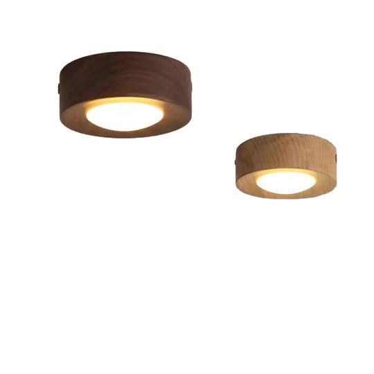 Plafonnier LED en Noyer pour Intérieur 0