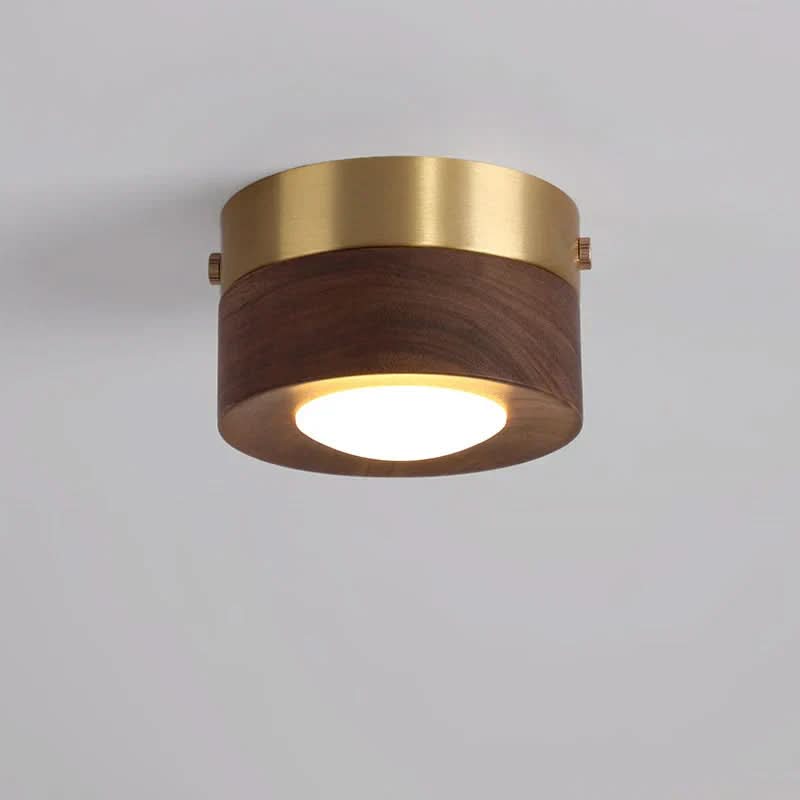 Plafonnier LED en Noyer pour Intérieur 1