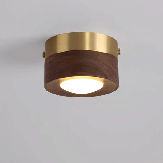 Plafonnier LED en Noyer pour Intérieur 1
