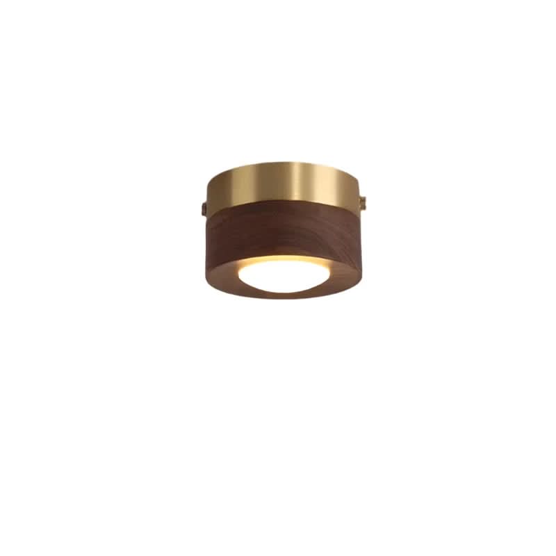 Plafonnier LED en Noyer pour Intérieur 8