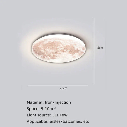 Plafonnier Moderne Artistique Inspiré de la Lune 0