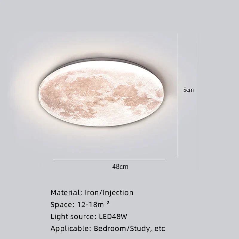 Plafonnier Moderne Artistique Inspiré de la Lune 6