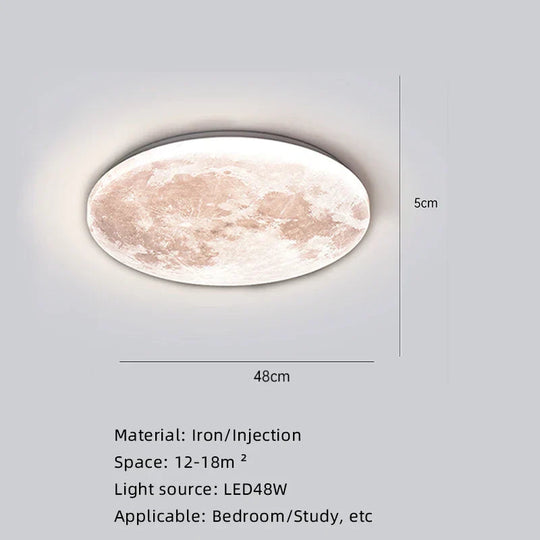 Plafonnier Moderne Artistique Inspiré de la Lune 6