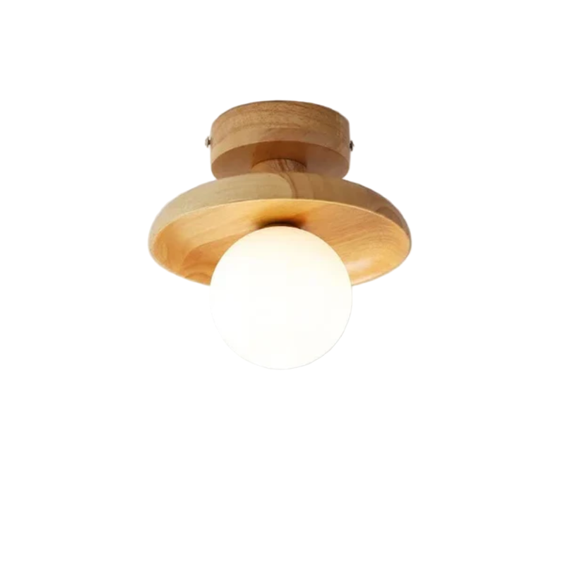 Plafonnier Moderne en Bois Design Scandinave 0