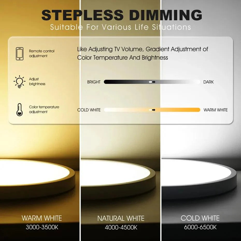 Plafonnier Rond Minimaliste Moderne 4