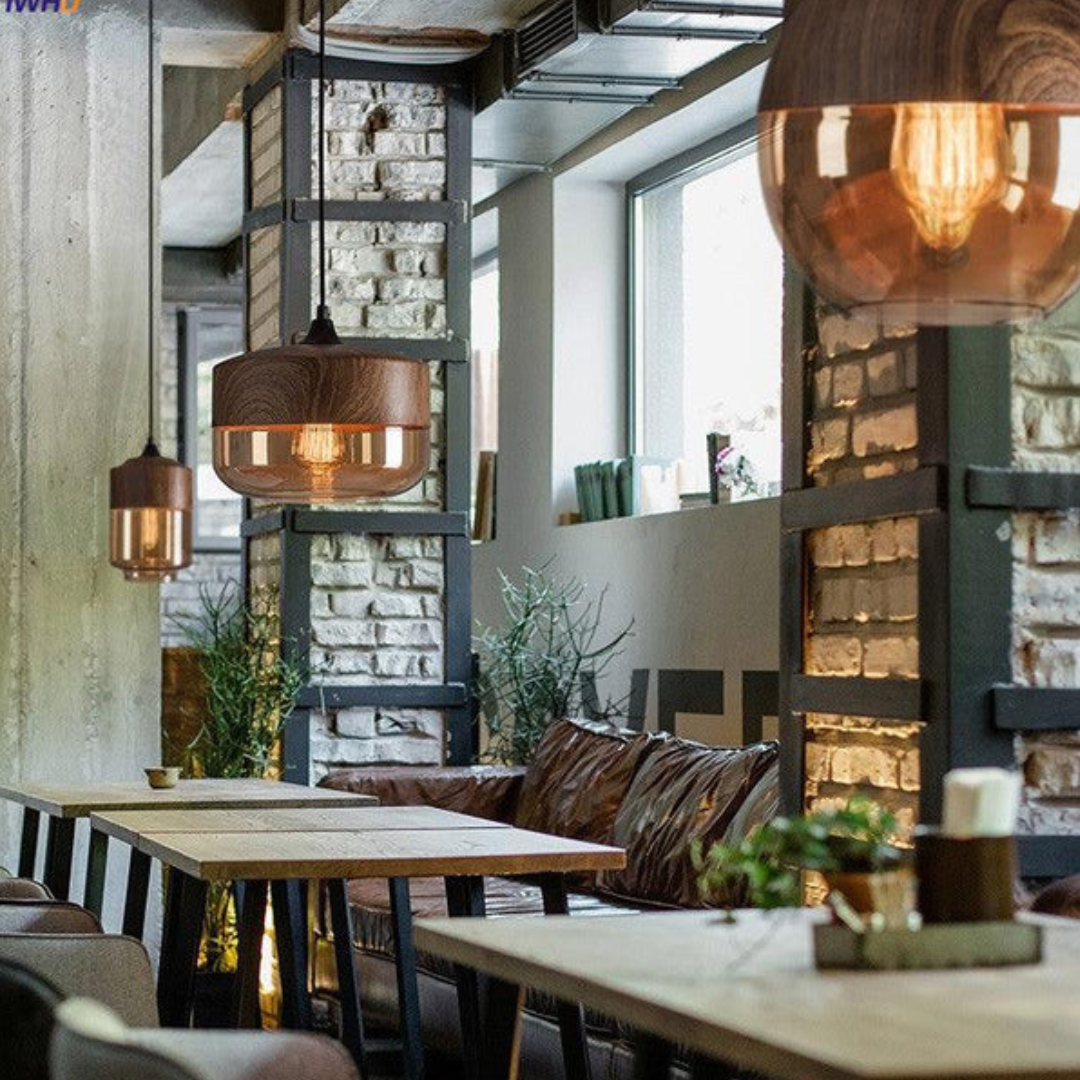 Plafonnier Scandinave en Bois Design Minimaliste 6
