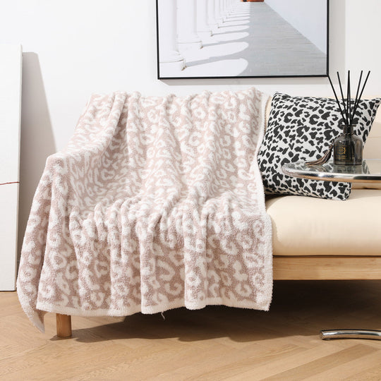 Plaid Imprimé Léopard pour Femme Style Confort et Élégance 3