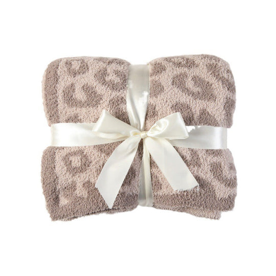 Plaid Imprimé Léopard pour Femme Style Confort et Élégance 4