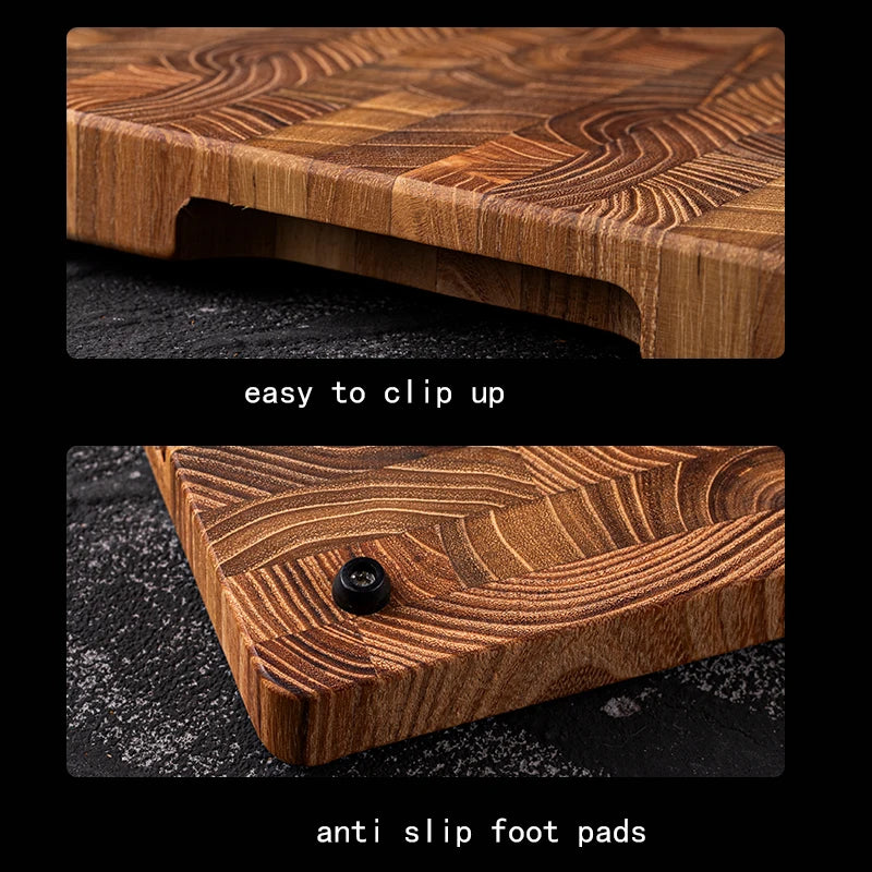 Planche à Découper en Bois de Teck Grande Taille 4