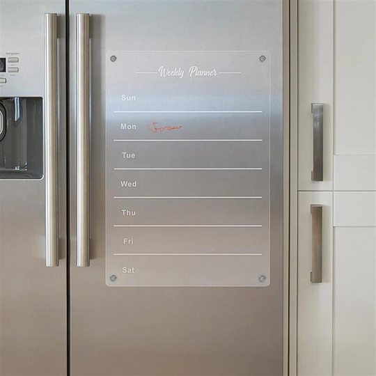 Planificateur Hebdomadaire de Réfrigérateur Pratique 0