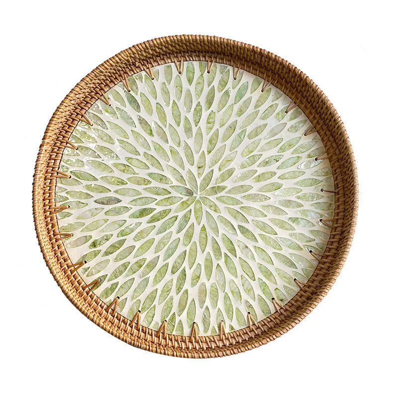 Plat de Service Ronde pour Femme Chic 2