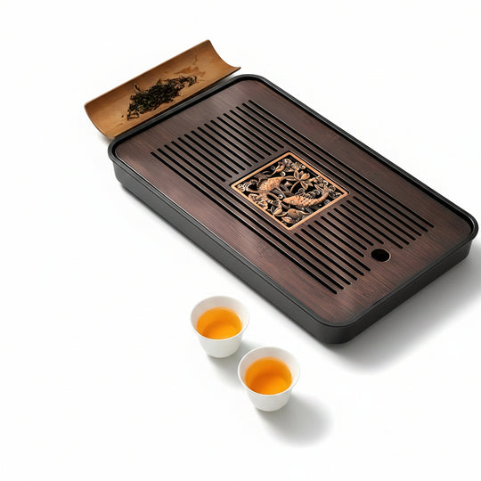 Plateau à Thé Kungfu en Bambou Design Minimaliste 0