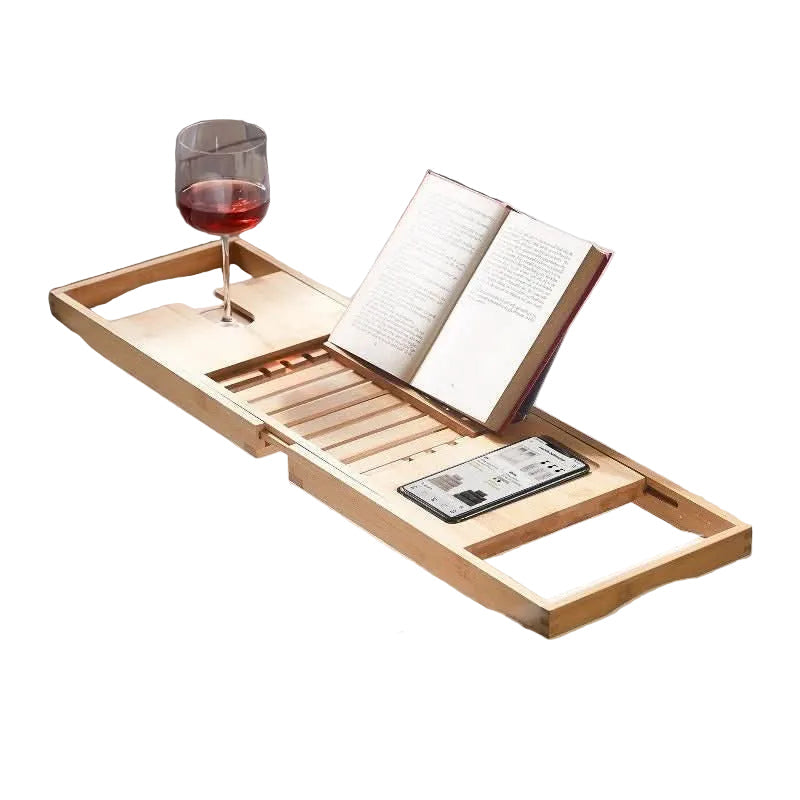 Plateau de Baignoire Extensible pour Moments de Détente 0