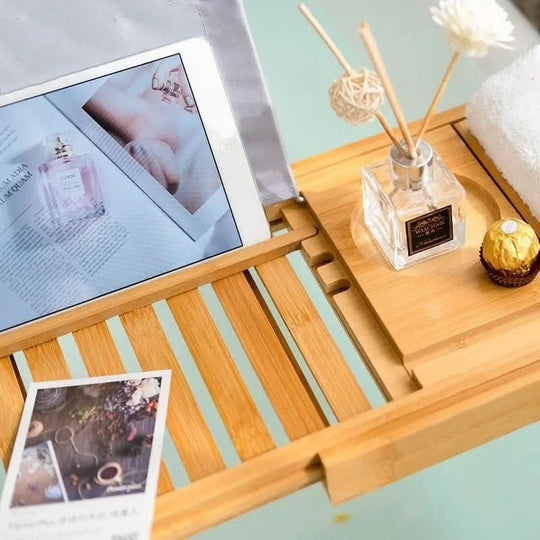 Plateau de Baignoire Extensible pour Moments de Détente 1