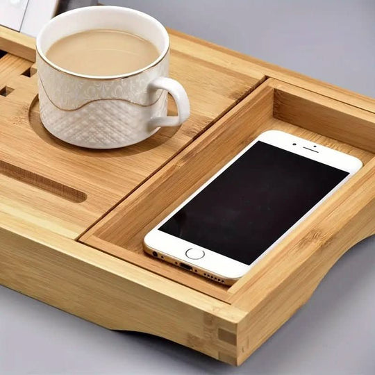 Plateau de Baignoire Extensible pour Moments de Détente 2