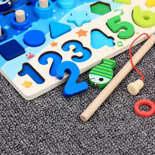 Plateau de Jeu Éducatif en Bois pour Enfants 4