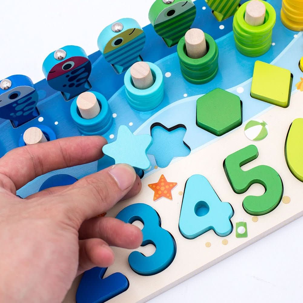 Plateau de Jeu Éducatif en Bois pour Enfants 6