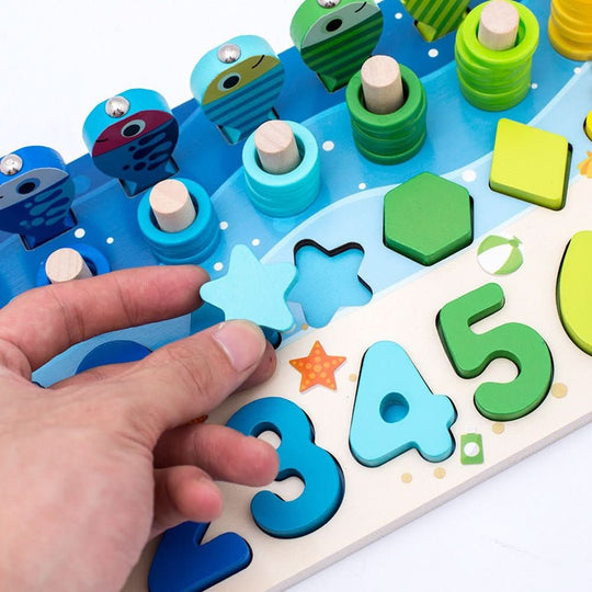 Plateau de Jeu Éducatif en Bois pour Enfants 6