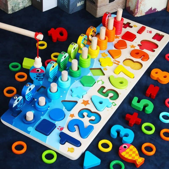 Plateau de Jeu Éducatif en Bois pour Enfants 7
