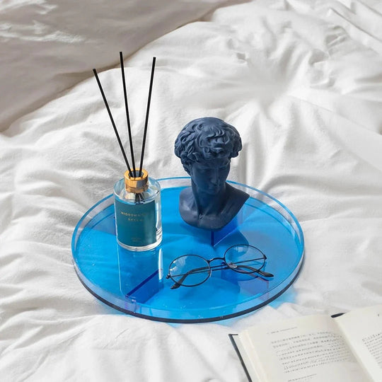 Plateau de Rangement Rond Pour Salle de Bain et Maison Design Minimaliste 9