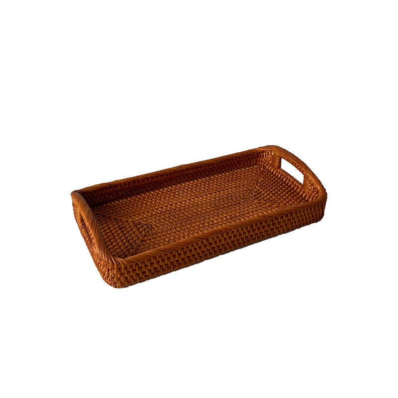 Plateau de Service Rectangulaire Femme Design Tissé 4