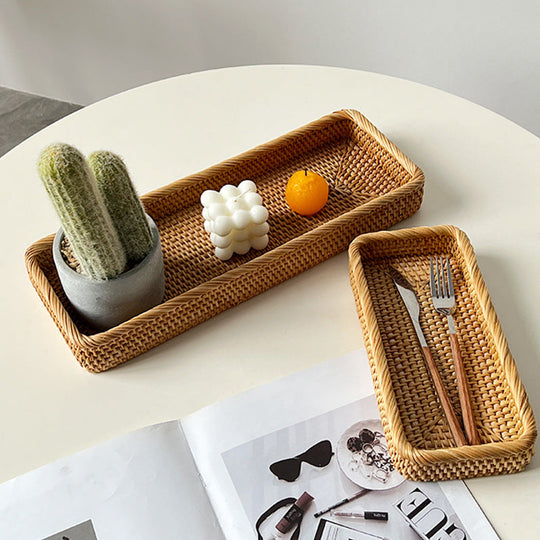 Plateau de Service Rectangulaire pour Femme Design Moderne 2