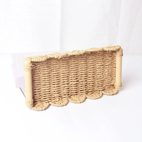 Plateau de Service Tissé Décoratif pour Intérieur et Extérieur 2