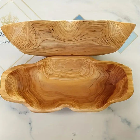 Plateau en Bois Arqué pour Service Naturel 4