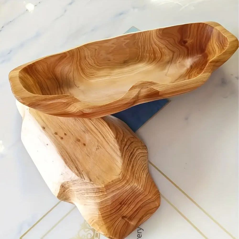 Plateau en Bois Arqué pour Service Naturel 7