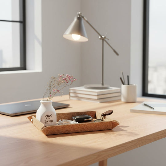 Plateau en Cuir pour Maison et Bureau 2