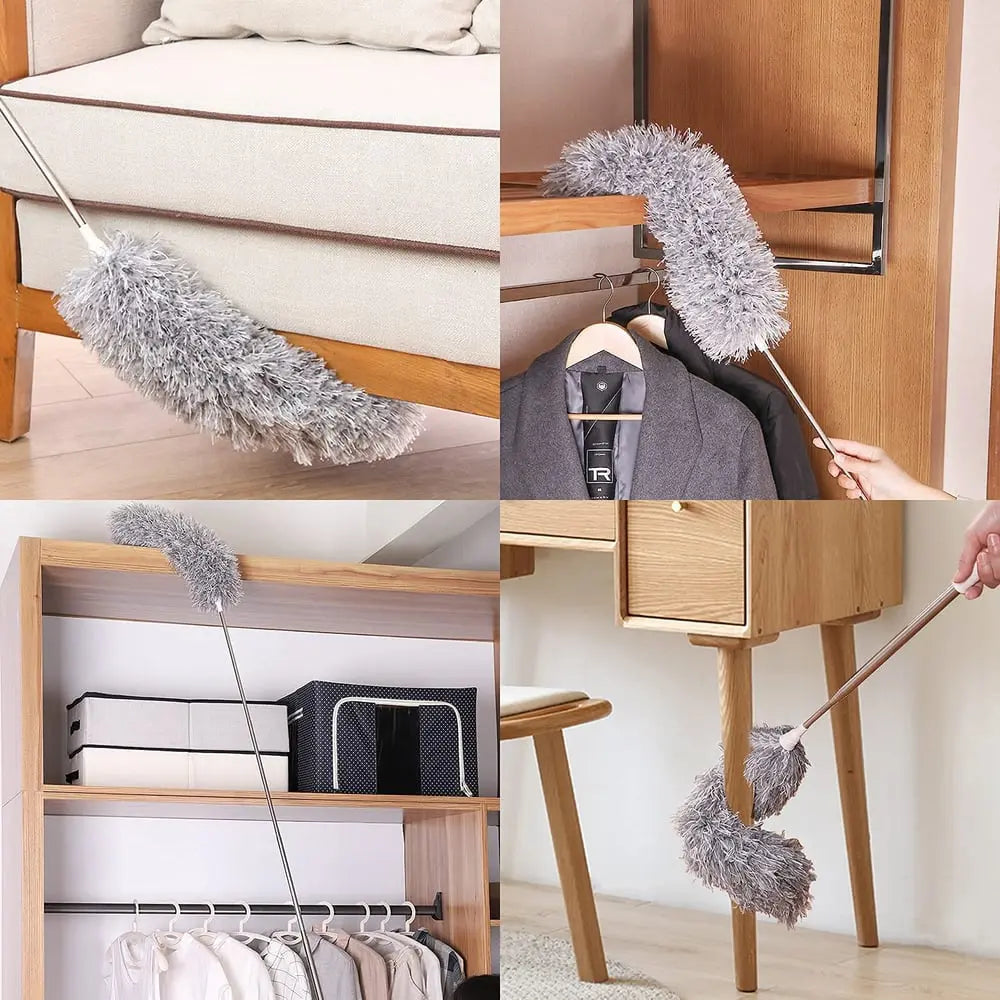 Plumeau Télescopique pour Poussière Flexible et Extensible 80-250 cm 5