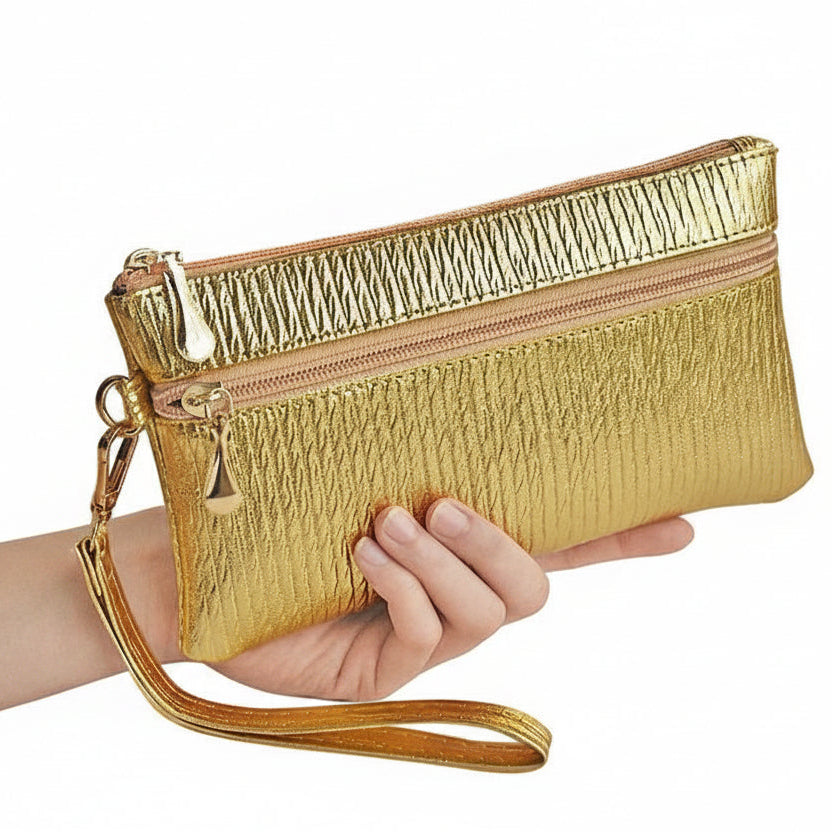 Pochette Bandoulière Femme Moderne avec Dragonne et Compartiments Rangement 0