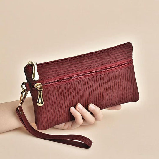 Pochette Bandoulière Femme Moderne avec Dragonne et Compartiments Rangement 5