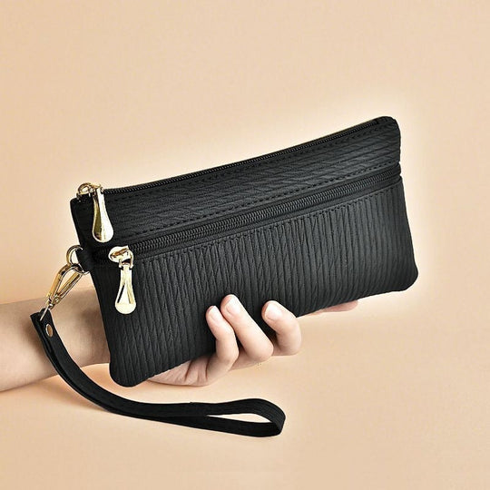 Pochette Bandoulière Femme Moderne avec Dragonne et Compartiments Rangement 6