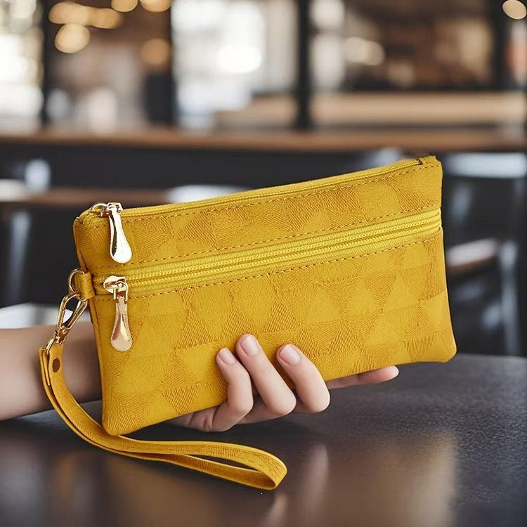 Pochette Femme Design Moderne avec Fermeture Zippée Pratique 7