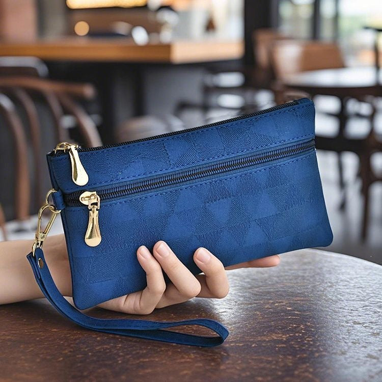 Pochette Femme Design Moderne avec Fermeture Zippée Pratique 8