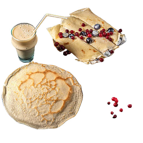 Poêle à Crêpes Électrique Multifonctionnelle 1200W Antiadhésive 0