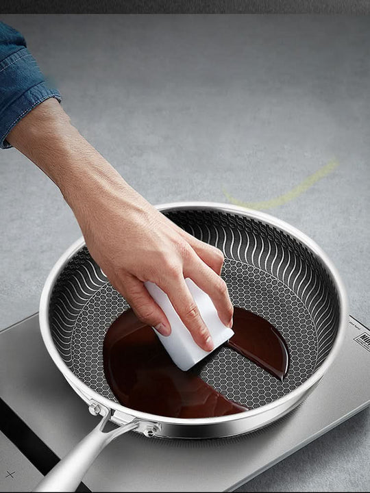 Poêle à Frire en Acier Inoxydable Design Innovant 5