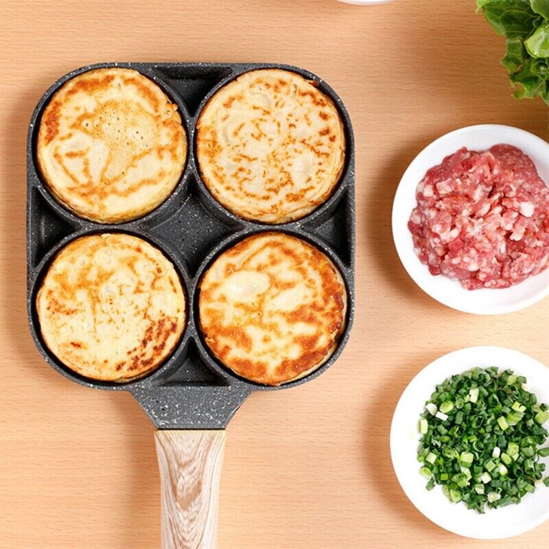 Poêle à œufs pour 4 portions 0