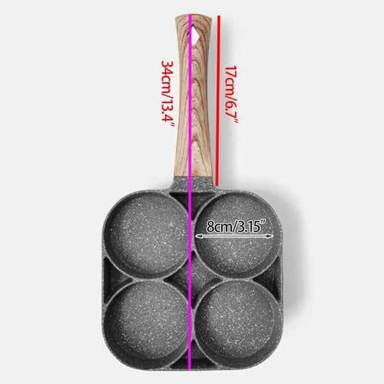 Poêle à œufs pour 4 portions 7
