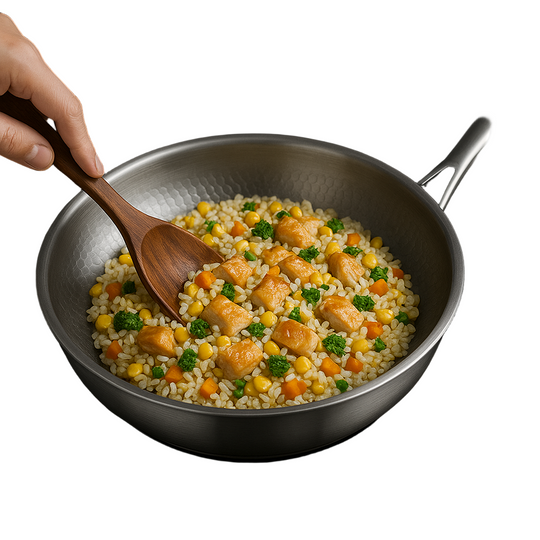 Poêle en Titane Martelé pour Cuisine 2