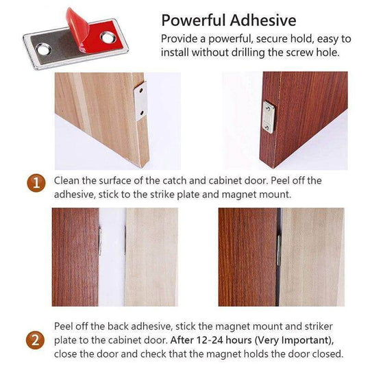 Poignée de Porte Magnétique Ultra Fine Intérieure Design Moderne 3