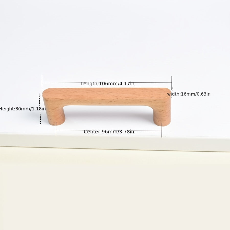 Poignées d'armoires en bois pour un style rustique moderne 0