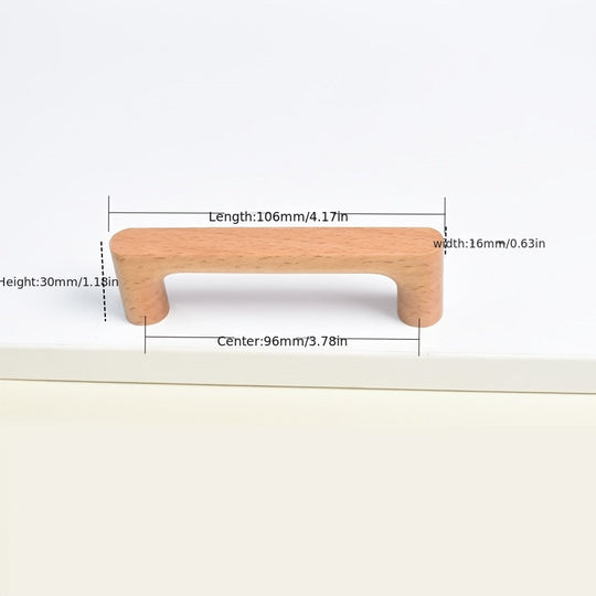 Poignées d'armoires en bois pour un style rustique moderne 0