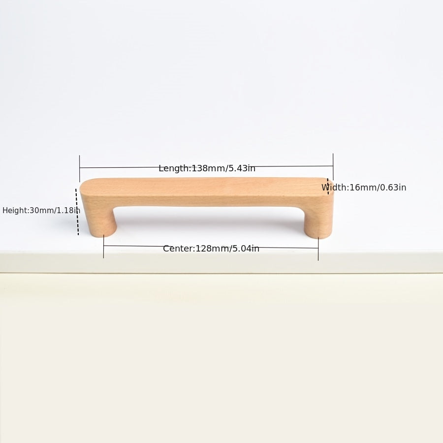 Poignées d'armoires en bois pour un style rustique moderne 4