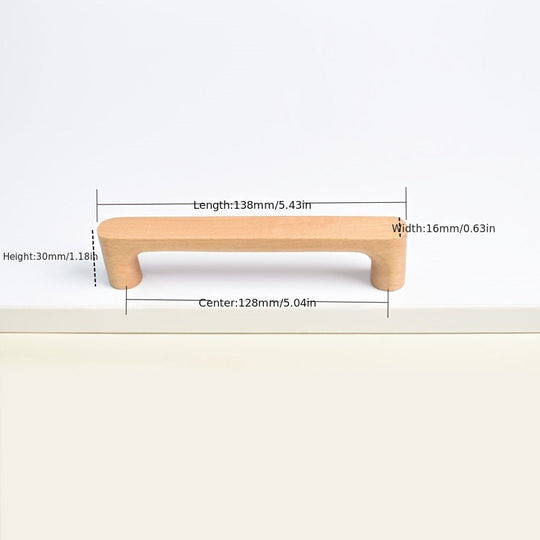 Poignées d'armoires en bois pour un style rustique moderne 4