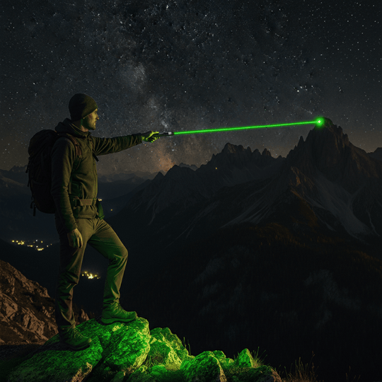 Pointeur Laser Puissant avec Mise au Point Réglable pour Présentations et Activités en Plein Air 2