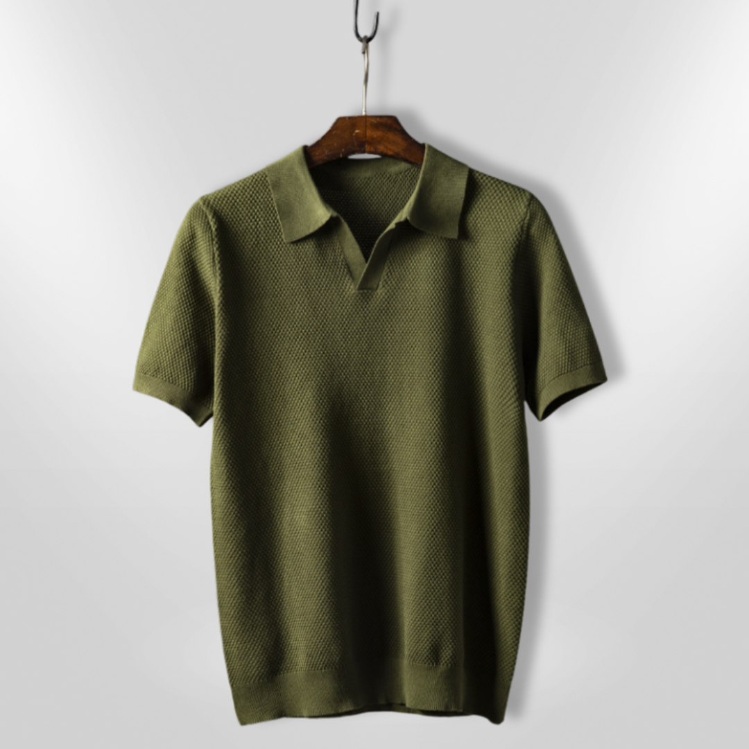 Polo Décontracté pour Homme en Tissu Respirant 0