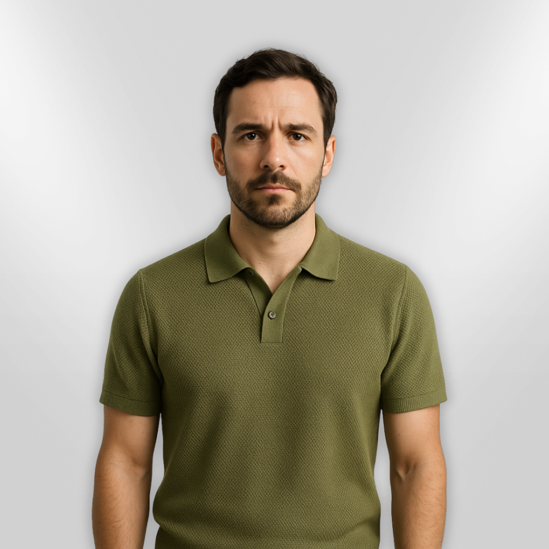 Polo Décontracté pour Homme en Tissu Respirant 1