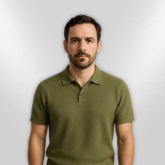 Polo Décontracté pour Homme en Tissu Respirant 1